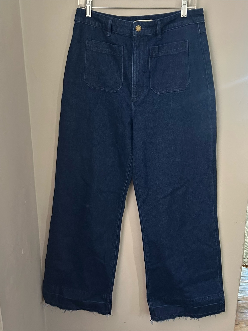 ROLLA'S Dark Blue High Rise Wide-Leg Jeans Sz 31